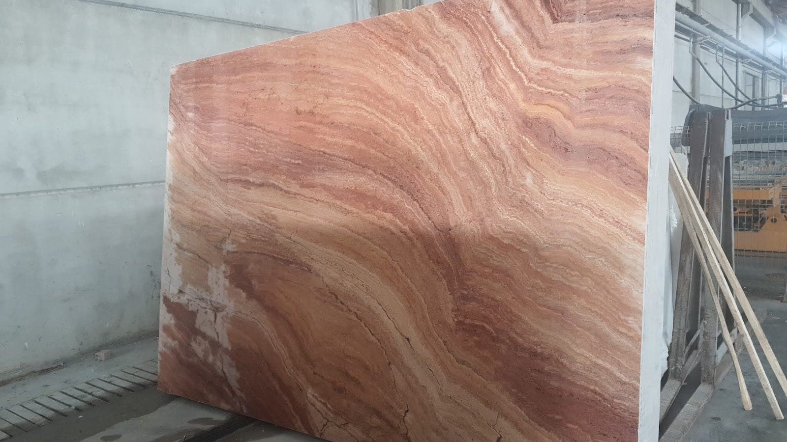 Slab Sunset, bookmatch: twee Sunset slabs gespiegeld (bookmatch)